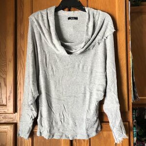 NWT Michael Lauren Jarrett Oversized Turtleneck Sweater Gray - XS